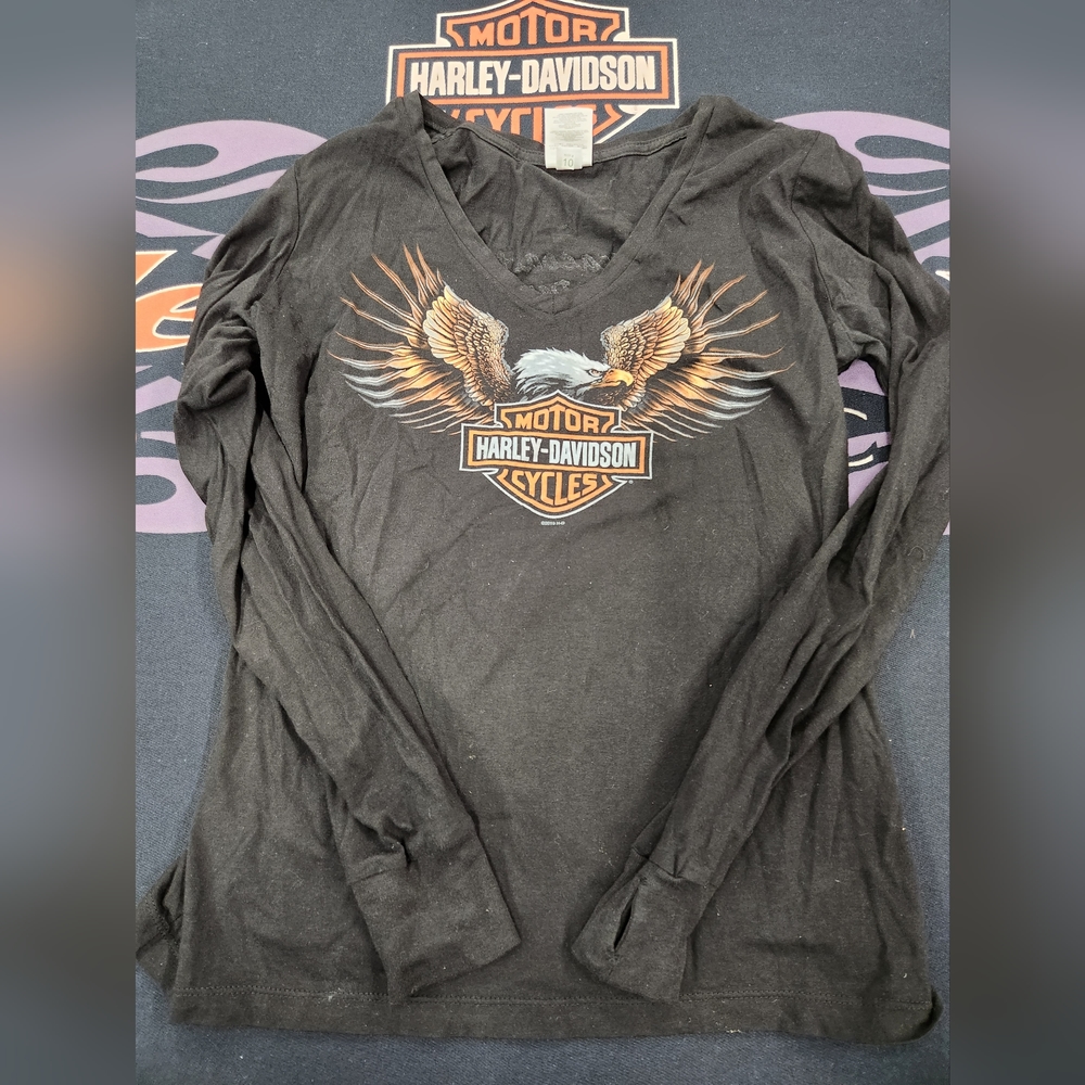 Genuine H-D Ladies LS Tee